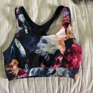Tek Gear Colorful Abstract Sports Bra